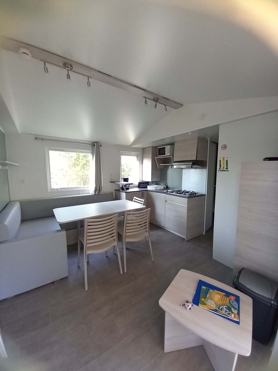location mobil home camping familial bannalec finistère sud